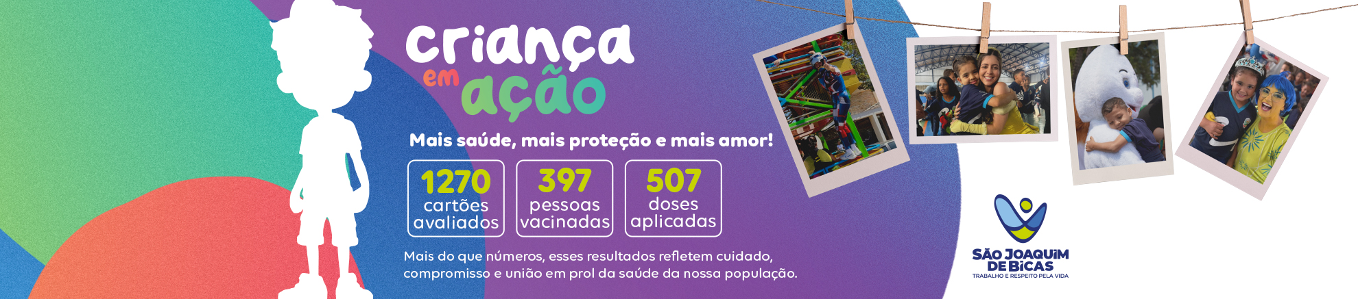 Banner crian�a em a��o